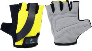 Cycling Gloves Black & Yellow