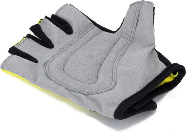 Cycling Gloves Black & Yellow