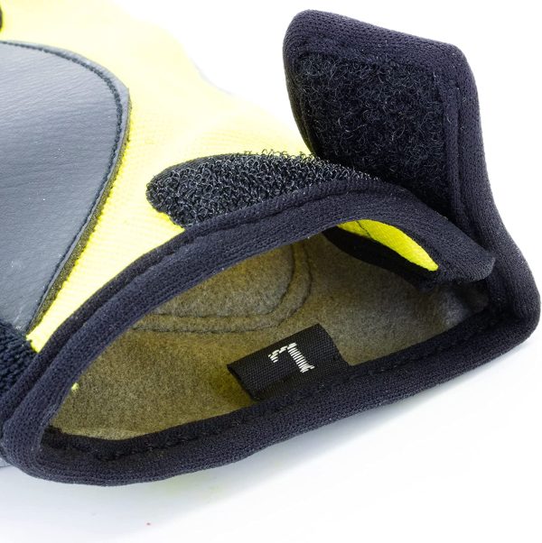 Cycling Gloves Black & Yellow